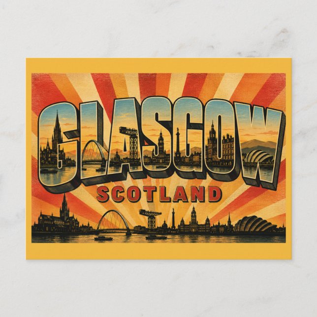 Carte Postale Glasgow Écosse Clyde Arc (Devant)