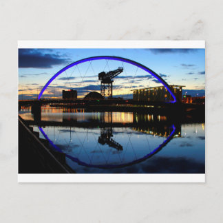 Carte Postale Glasgows "pont squinty", Allan Topen Photography