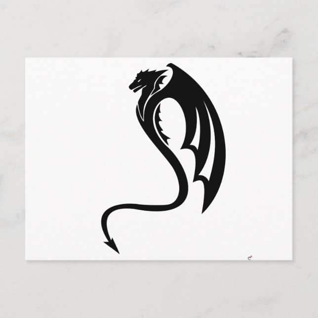 Carte Postale Glaurung le dragon noir (Devant)