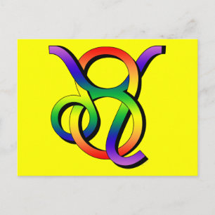 Carte Postale GLBT Leo & Taurus