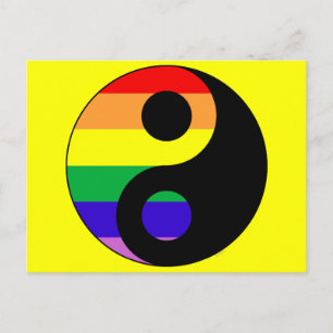 Carte Postale GLBT YinYang