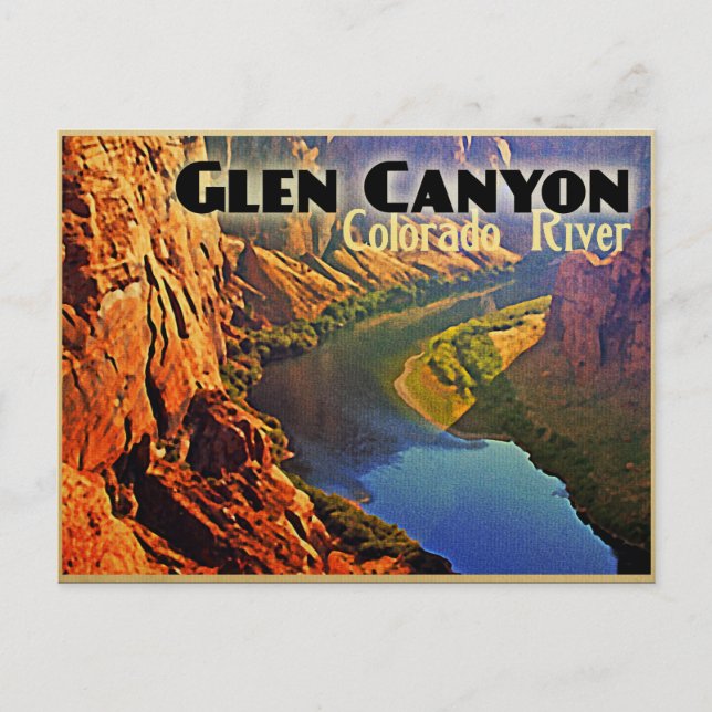 Carte Postale Glen Canyon Arizona Utah (Devant)