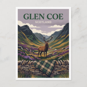Carte Postale Glen Coe Glencoe Écosse