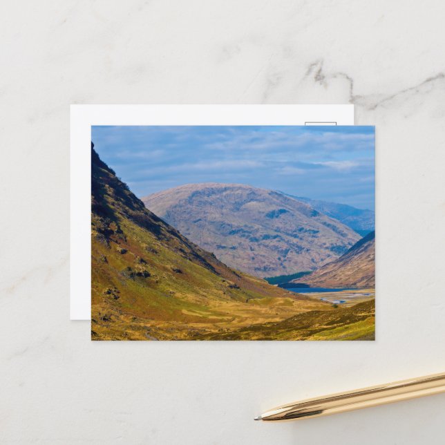 Carte Postale Glen Coe, Scotland Postcard (Devant/Arrière en situation)