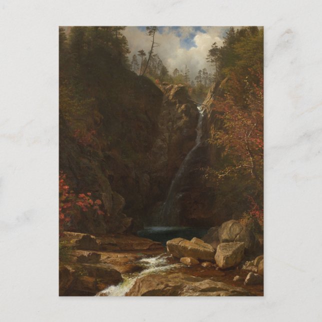Carte Postale Glen Ellis Falls par Albert Bierstadt (Devant)