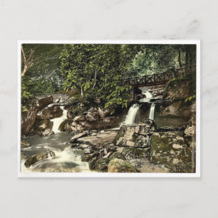 Carte Postale Glen Lyn, chutes et pont supérieur, Lynton et Lynm