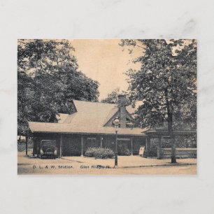 Carte Postale Glen Ridge, New Jersey, Gare, Vintag
