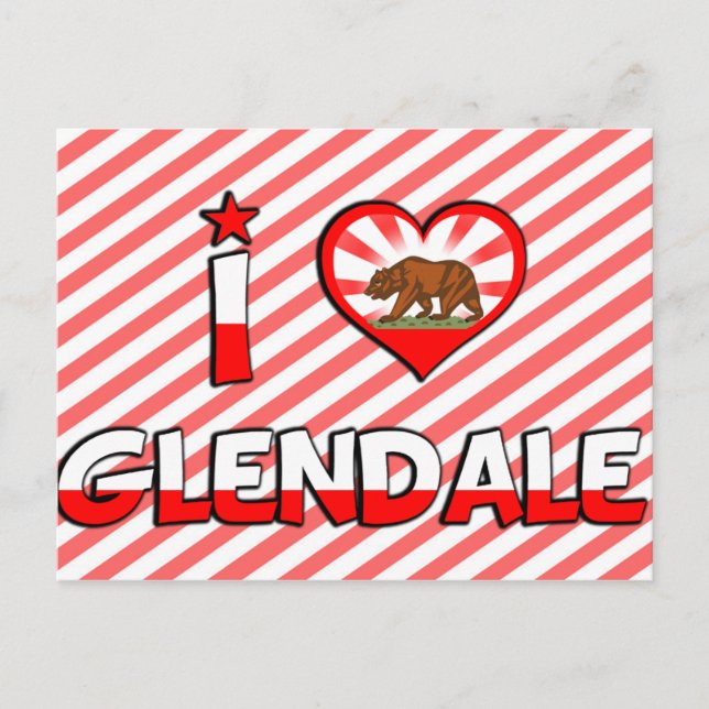 Carte Postale Glendale, CA (Devant)