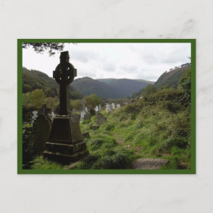 Carte Postale Glendalough (Croix celtique)