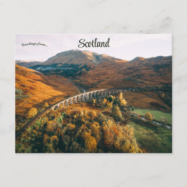 Carte Postale Glenfinnan Viaduc A830 Rd Glenfinnan Écosse (Devant)