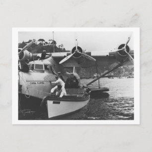 Carte Postale Glenn Martin avec China Clipper