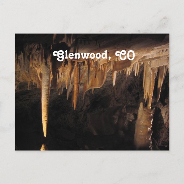 Carte Postale Glenwood Caverns (Devant)