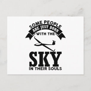 Carte Postale Glider Sayings   Idées Cadeaux Pilotes En Pleine C