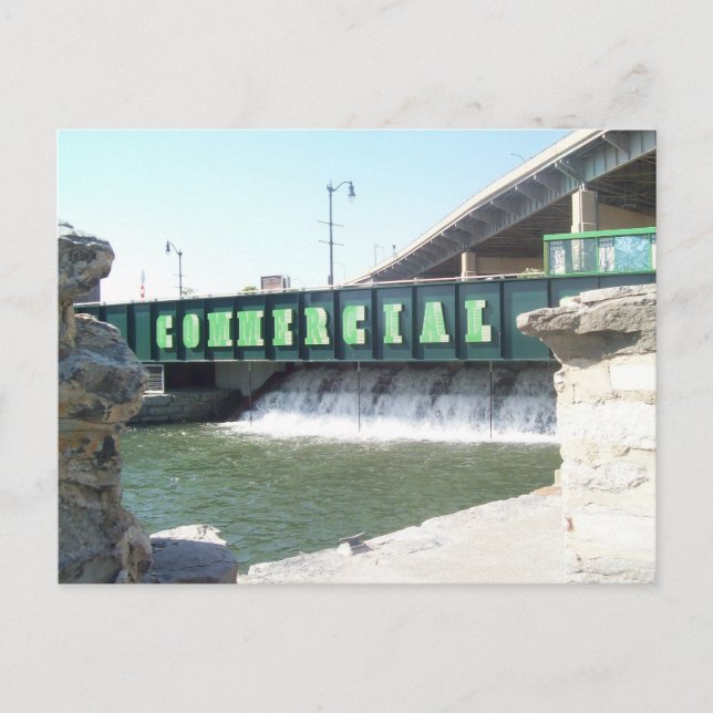 Carte Postale Glissade Commerciale (Devant)