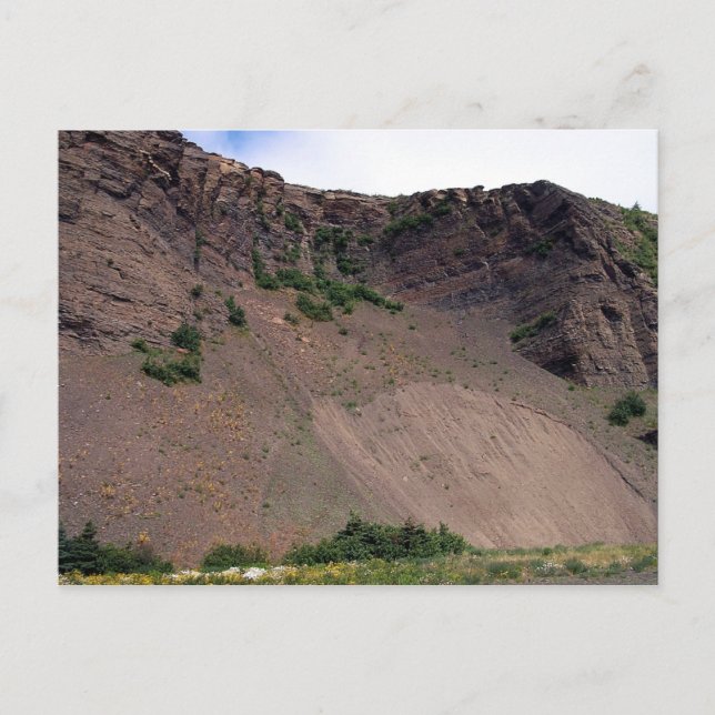 Carte postale Glissement de terrain 1 (Devant)