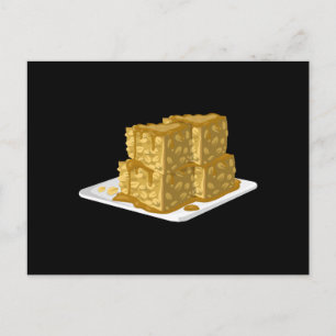 Carte Postale Glitch Food avoine gâteau