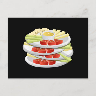 Carte Postale Glitch Food choice crucrédit