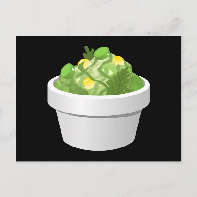 Carte Postale Glitch Food simple slaw (Devant)