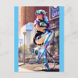 Carte Postale Glitz, Qitz et Glamor Ken Gage Art