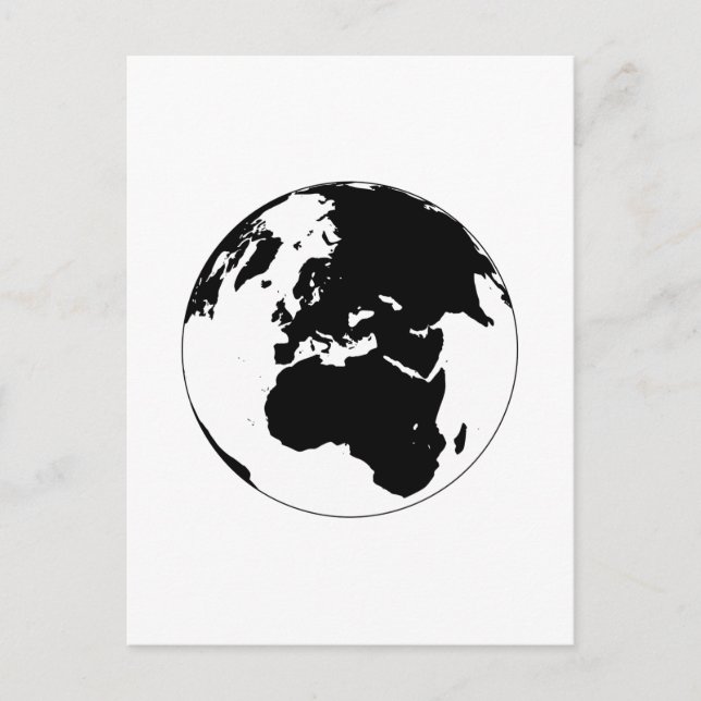 Carte Postale Globe (Devant)