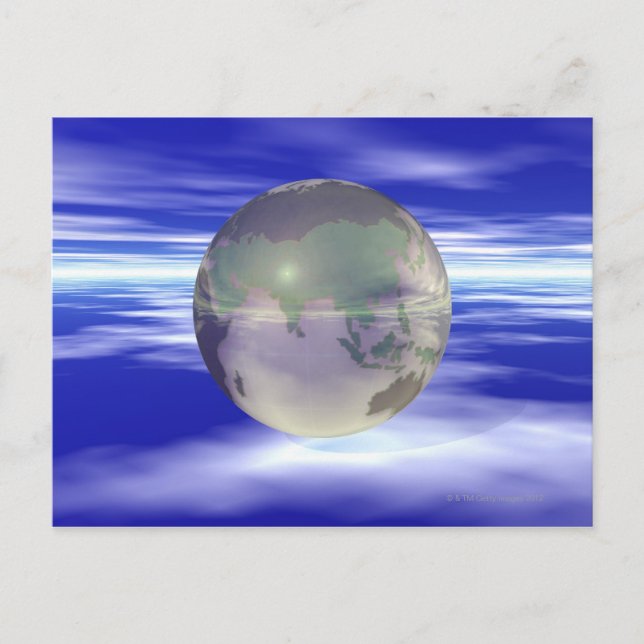 Carte Postale Globe 3D 3 (Devant)