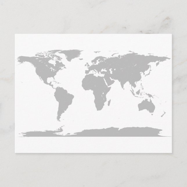 Carte Postale globe gris (Devant)