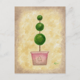 Carte postale Globe Topiary