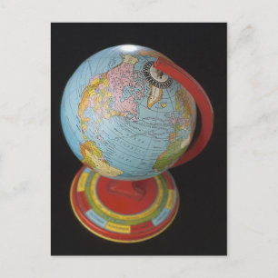 Carte Postale Globe tournant