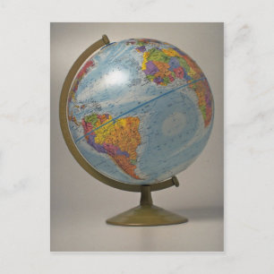 Carte Postale Globe unique