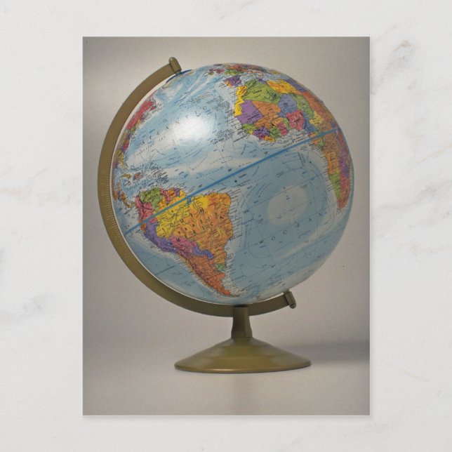Carte Postale Globe unique (Devant)