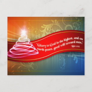 Carte Postale Gloire à Dieu