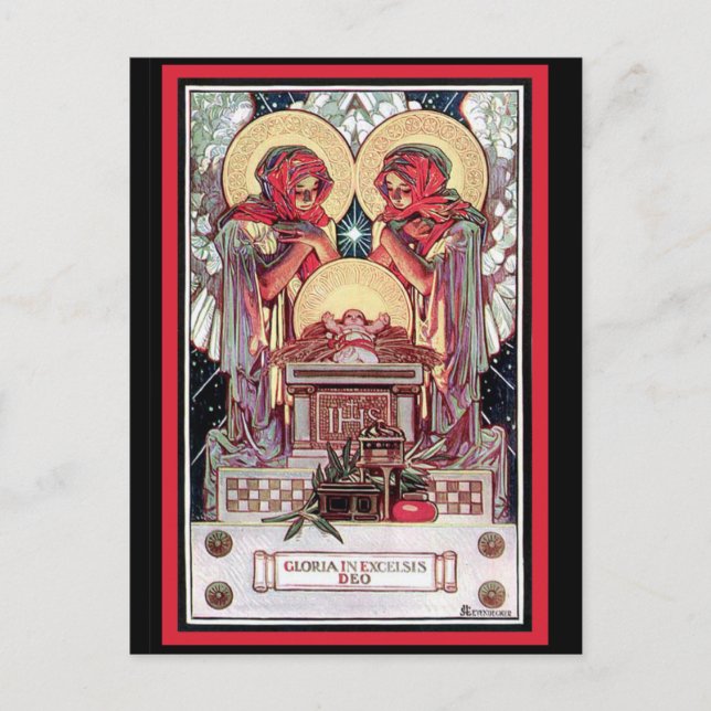 Carte Postale Gloria dans Excelsis Deo (Devant)