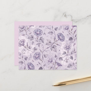 Carte Postale Glorieuses de matin lavande poussiéreuse Élégant f