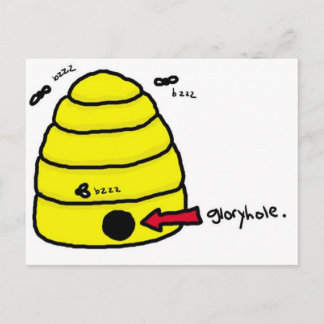 Carte Postale Gloryhole de ruche