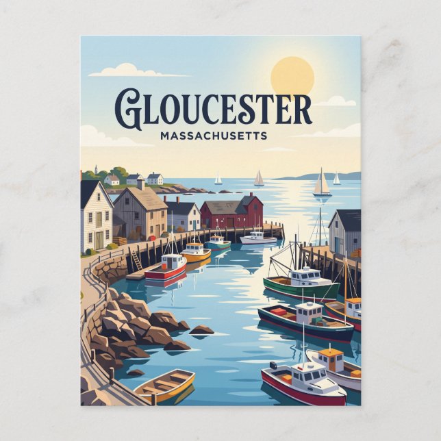 Carte Postale Gloucester, Massachusetts (Devant)
