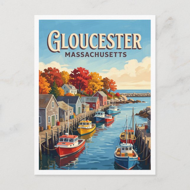 Carte Postale Gloucester Massachusetts (Devant)