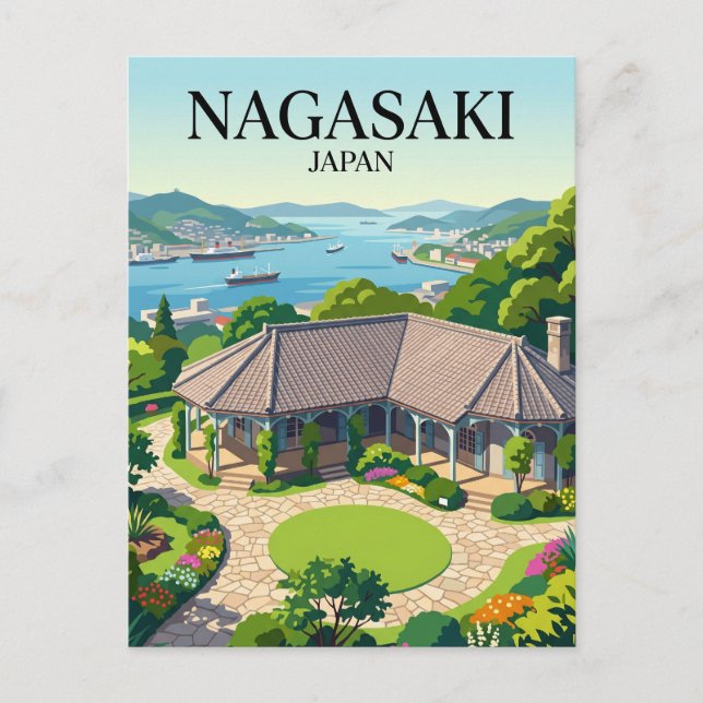 Carte Postale Glover Garden Japon (Devant)