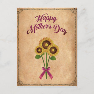 Carte Postale Glücklicher Muttertag Vintage