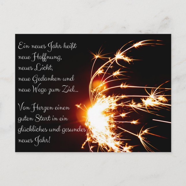 Carte Postale Glückliches und gesundes neues Jahr! (Devant)