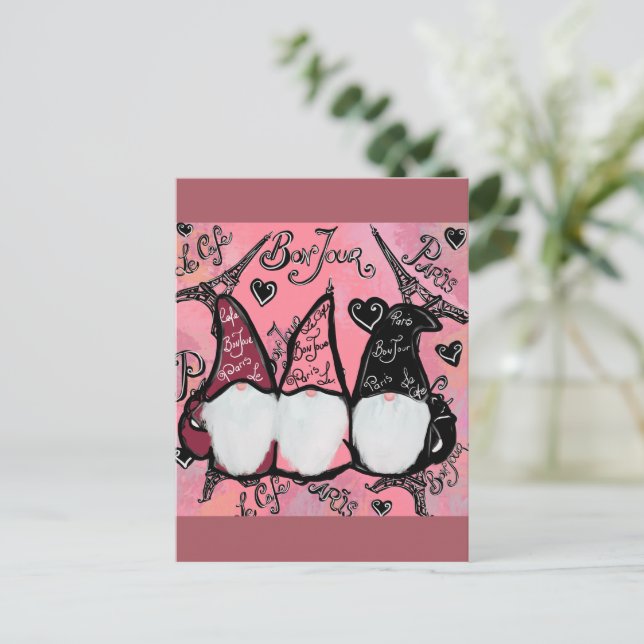 CARTE POSTALE GNOME (Debout devant)