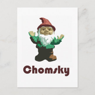 Carte Postale Gnome Chomsky