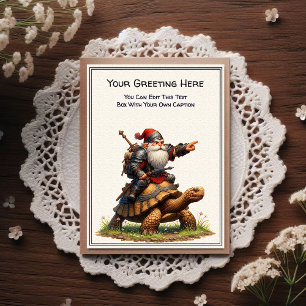 Carte Postale Gnome de toute occasion et guerrier elfe livre d'h