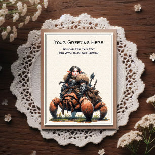 Carte Postale Gnome de toute occasion et livre d'histoires de gu