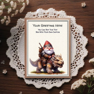 Carte Postale Gnome de toute occasion et livre d'histoires de gu