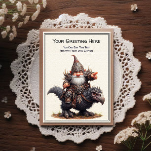 Carte Postale Gnome de toute occasion et livre d'histoires de gu