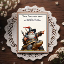 Gnome de toute occasion et livre d'histoires du gu