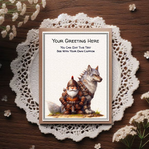 Carte Postale Gnome de toute occasion et livre d'histoires du gu