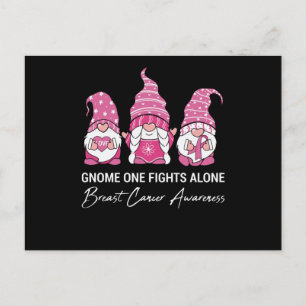 Carte Postale Gnome One Se Bat Seul Pour la Sensibilisation au C