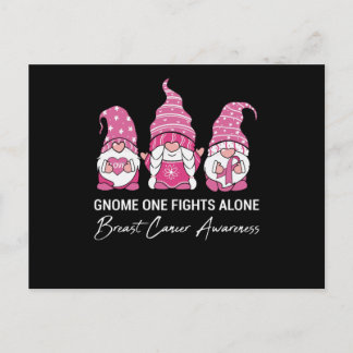 Carte Postale Gnome One Se Bat Seul Pour la Sensibilisation au C