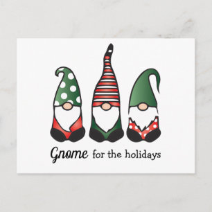 Carte Postale Gnome pour les Holidays